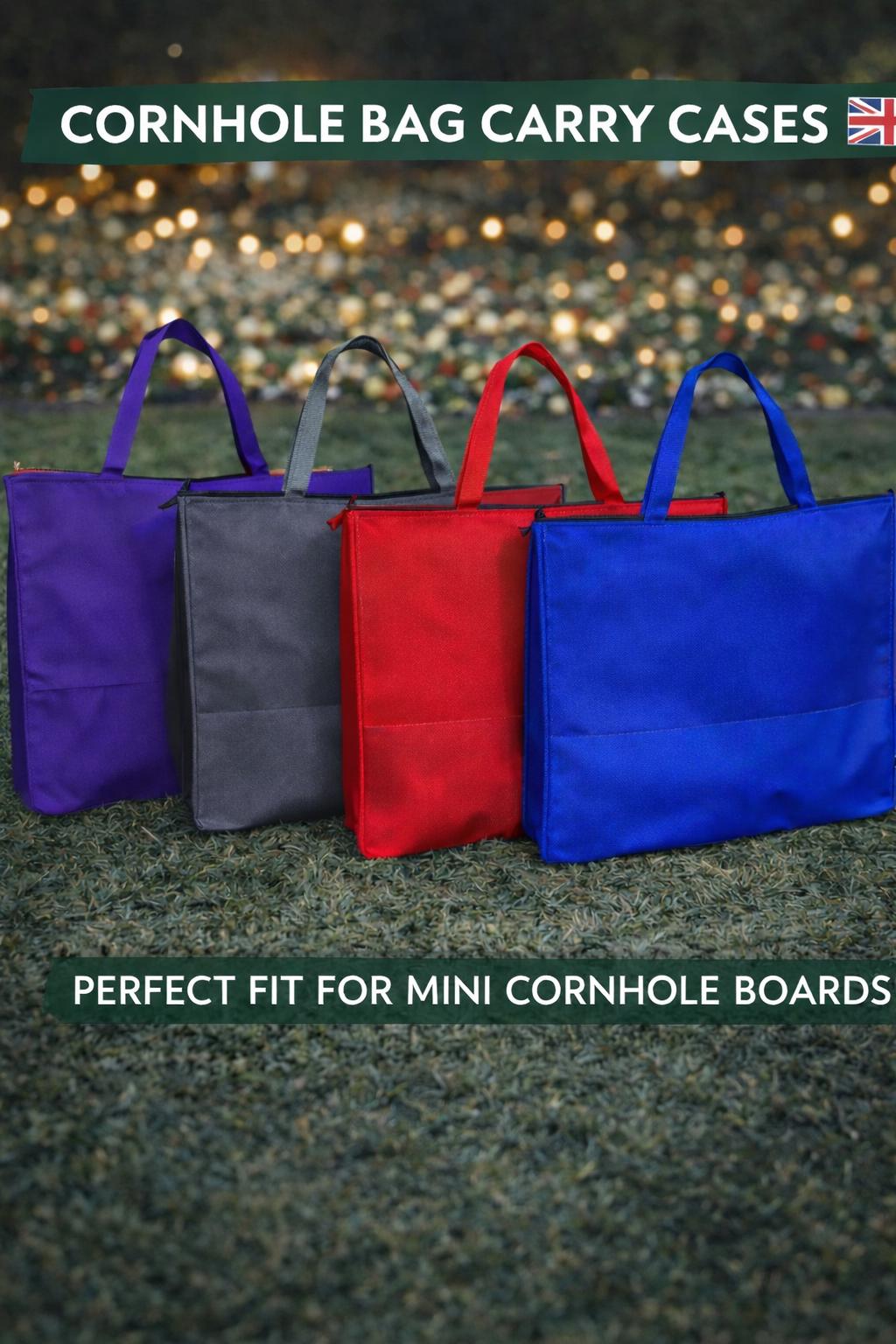 Mini Cornhole Board Carry Bag | Fits 2 Boards, 8 Bean Bags, Durable Tote