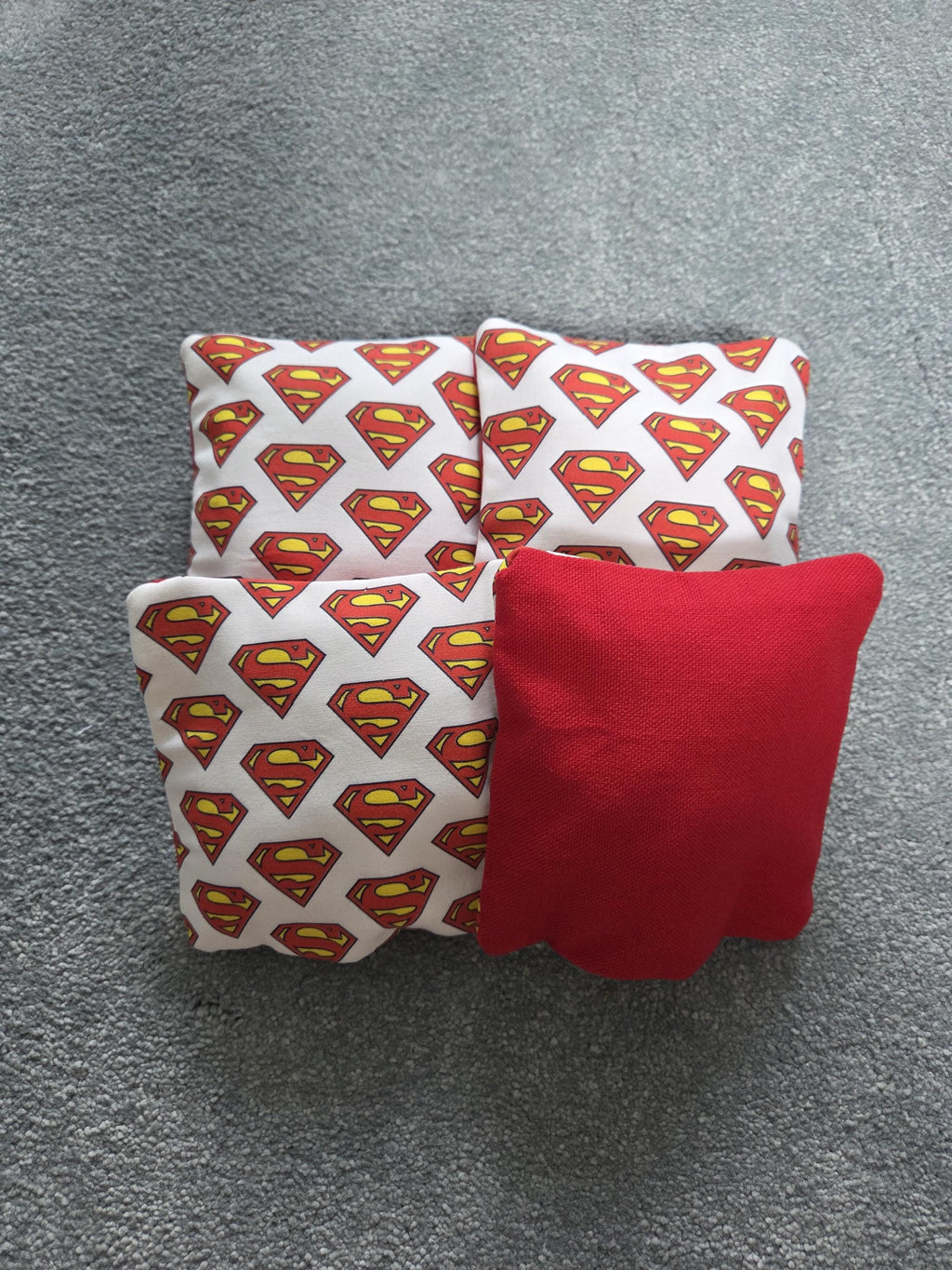 Themed Cornhole  Superhero‑– Hand‑Painted Wooden Bean Bag Toss Garden Party Game