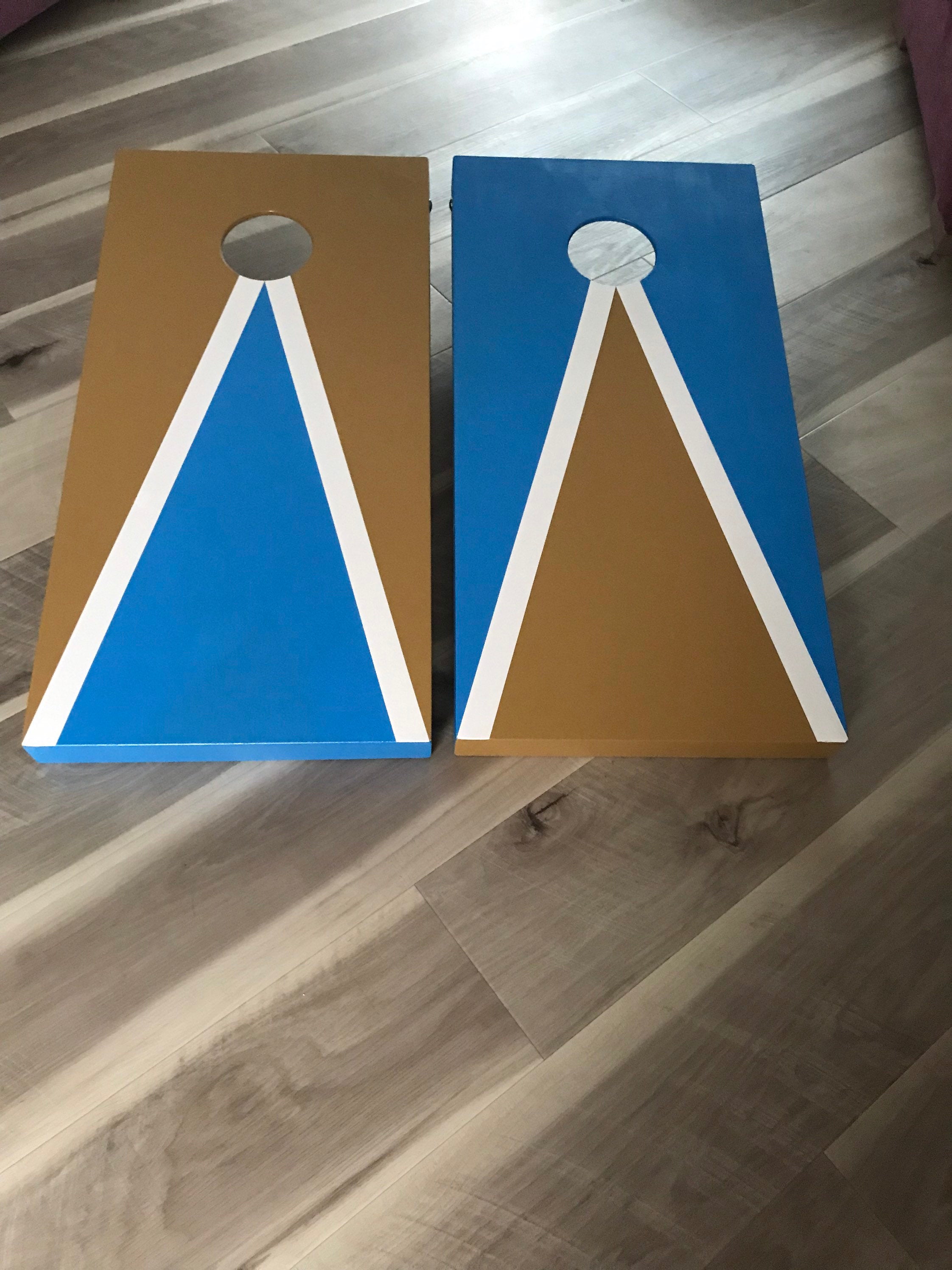 Cornhole Set-Hand Painted: Adult Size Bean Bag Toss Game