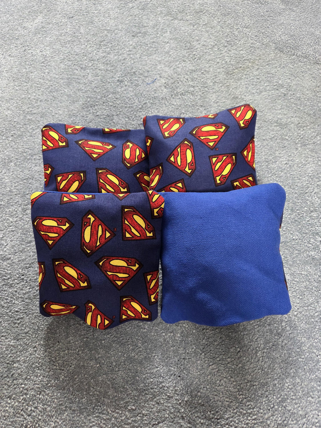 Themed Cornhole  Superhero‑– Hand‑Painted Wooden Bean Bag Toss Garden Party Game