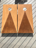 Regulated Custom Cornhole Set Two-Toned stain