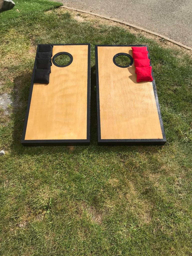 Cornhole Set: Adult Size Bean Bag Toss Game with Free UK Delivery