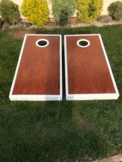 Cornhole Set: Adult Size Bean Bag Toss Game with Free UK Delivery