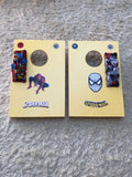 Spiderman Cornhole game– Hand‑Painted Wooden Party Game with Bean Bags
