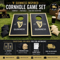 Guinness Inspired Cornhole Game Set – Compact Portable Bean Bag Toss (18" x 12")