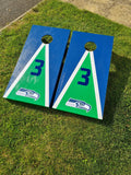 Cornhole Set Custom NFL – Seattle Seahawks Wooden Bean Bag Toss