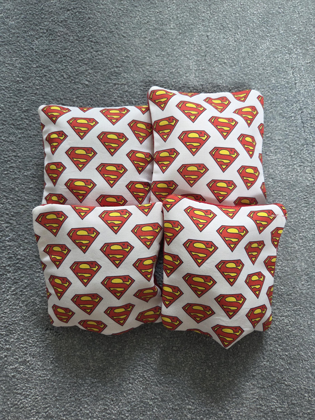 Themed Cornhole  Superhero‑– Hand‑Painted Wooden Bean Bag Toss Garden Party Game