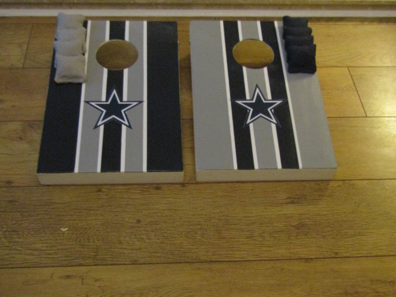 Cornhole Boards, NFL Dallas Cowboys  Bean Bag Toss Garden Game