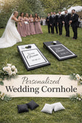 Personalized Wedding Cornhole Boards – Custom Bride Groom Lawn Game