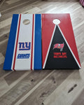 Handmade custom Cornhole  Set  NFL.  York Giants & Tampa Bay Buccaneers Bean Bag Toss
