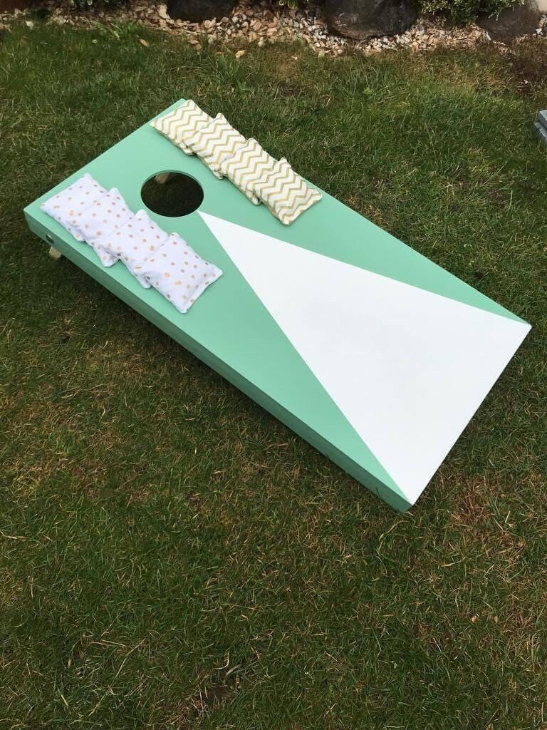 Cornhole Set: Large Bean Bag Toss Game