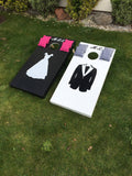 Wedding Cornhole Game: Personalized Mr & Mrs Bean Bag Toss
