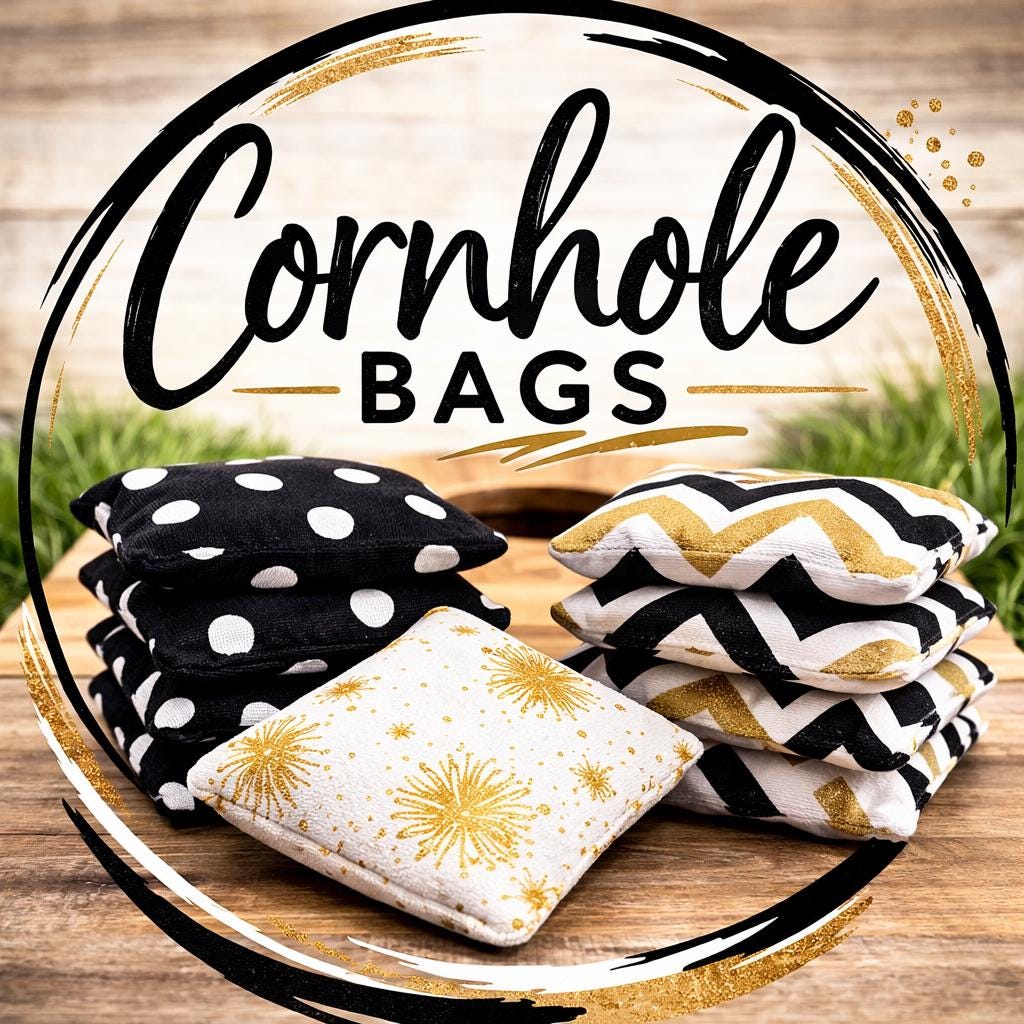 Cornhole Bags | Regulation Size - (Set of 8)
