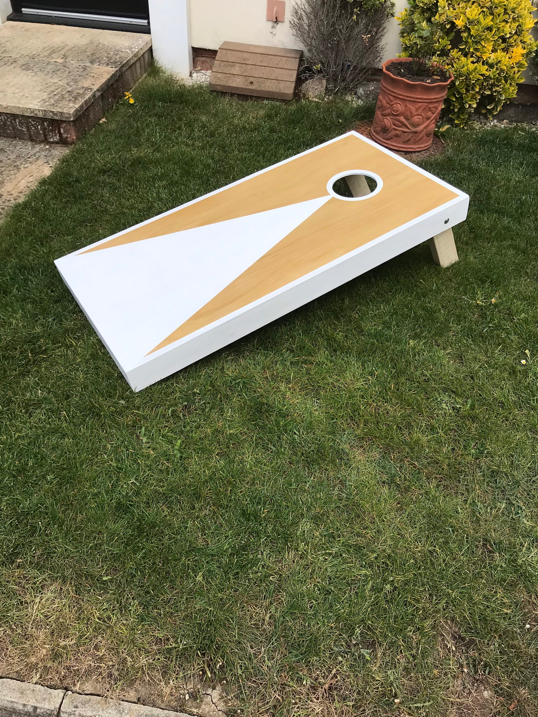 Cornhole Large single regulated two tone stain various colours