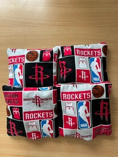 Large Cornhole Bean Bags-Sports Team  (6" x 6")
