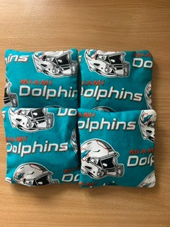 Handmade Cornhole Bags  - Size  Large -Sports Team