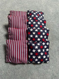 Cornhole Bags – Stars & Stripes Red, White & Blue (Set of 8)