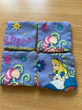 Cornhole Bags Mini Size 3" x 3" - Alice Themed