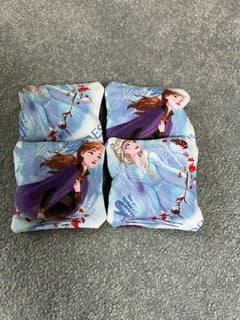 Cornhole Mini Bags – Frozen Winter Magic Set (4-Pack)