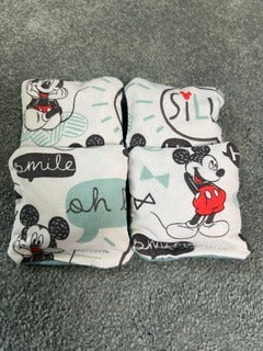 Cornhole Mini Bags – Classic Mickey (Set of 4, 3"x3")