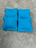 Cornhole Mini Bags – Teal (Set of 4, 3"x3")