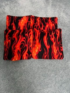 Cornhole Bags -  Red Flames (Set of 4)