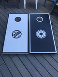 Hand painted medium sized wooden bean bag toss garden game - Star wars - Cornhole - Bean bags included - Free delivery