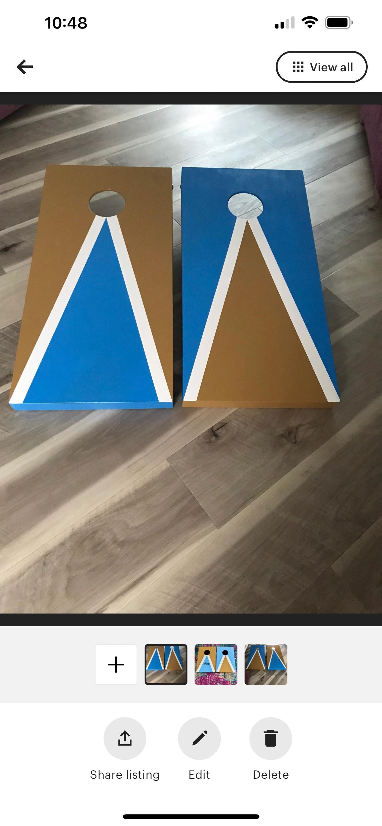 Cornhole  Large Game Set: Beanbag Toss, Family Garden Game