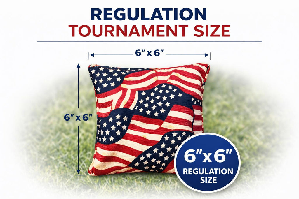 Patriotic Cornhole Bags – USA, Union Jack Designs, Regulation Size Set
