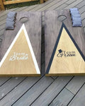 Wedding Cornhole Game: Personalised  Team Bride vs Groom, Giant Bean Bag Toss, party game