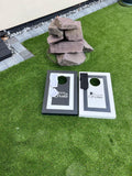 “Personalised mini Mr and Mrs wedding cornhole set, 12 x 18 inches”