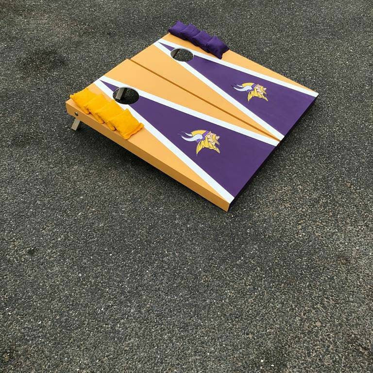 Cornhole Mini Size – Custom Bean Bag Toss Set – Garden game  – UK Made