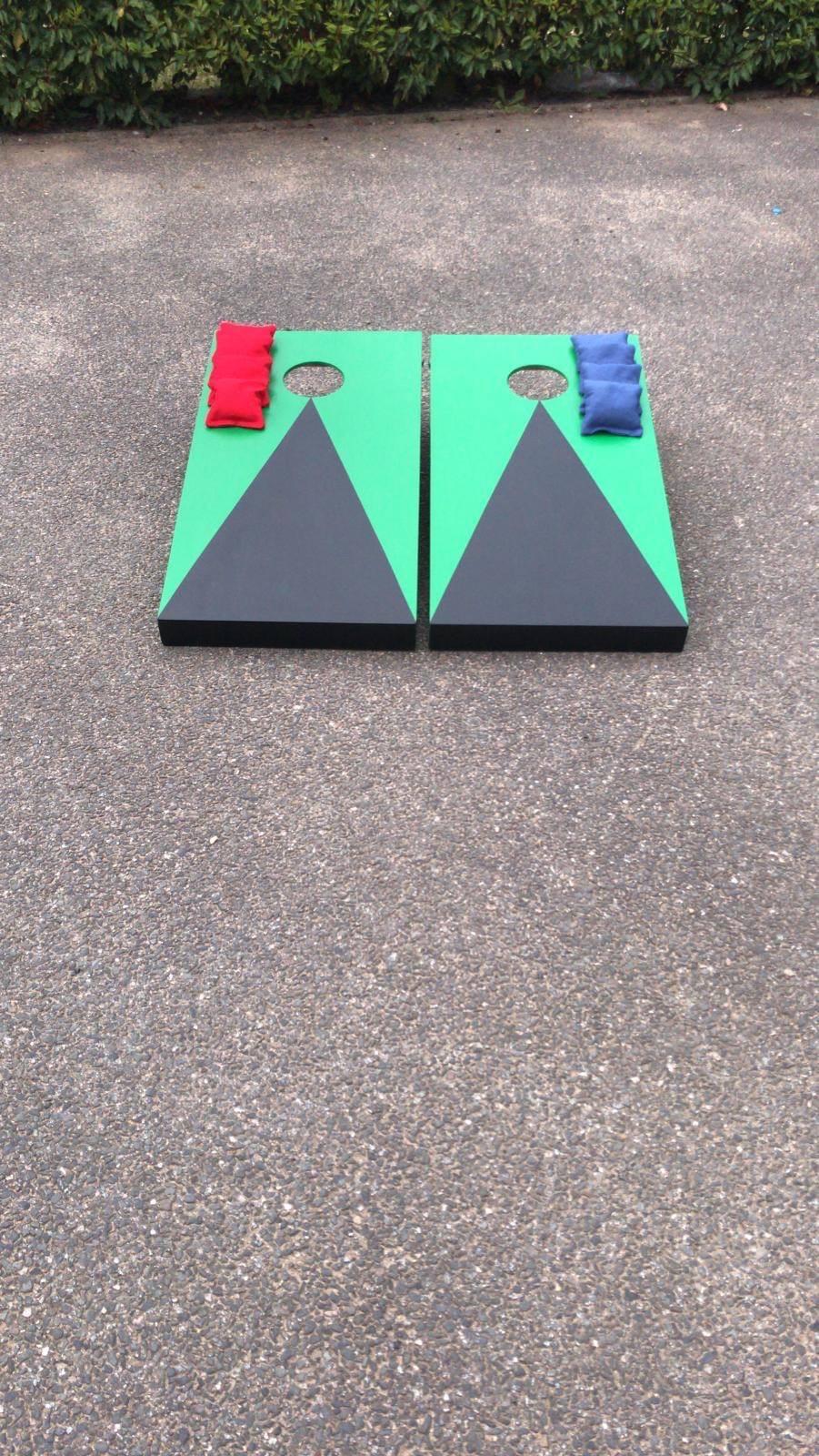 Cornhole Garden Game: Bean Bag Toss Set