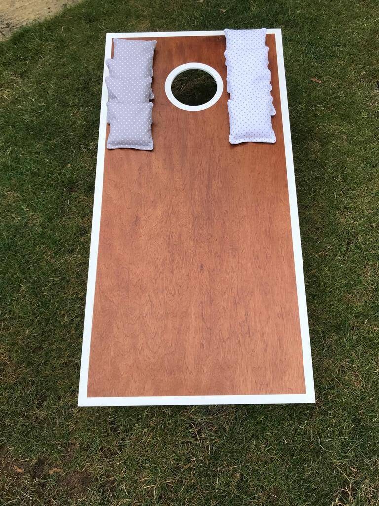 Cornhole Set: Large Bean Bag Toss Game