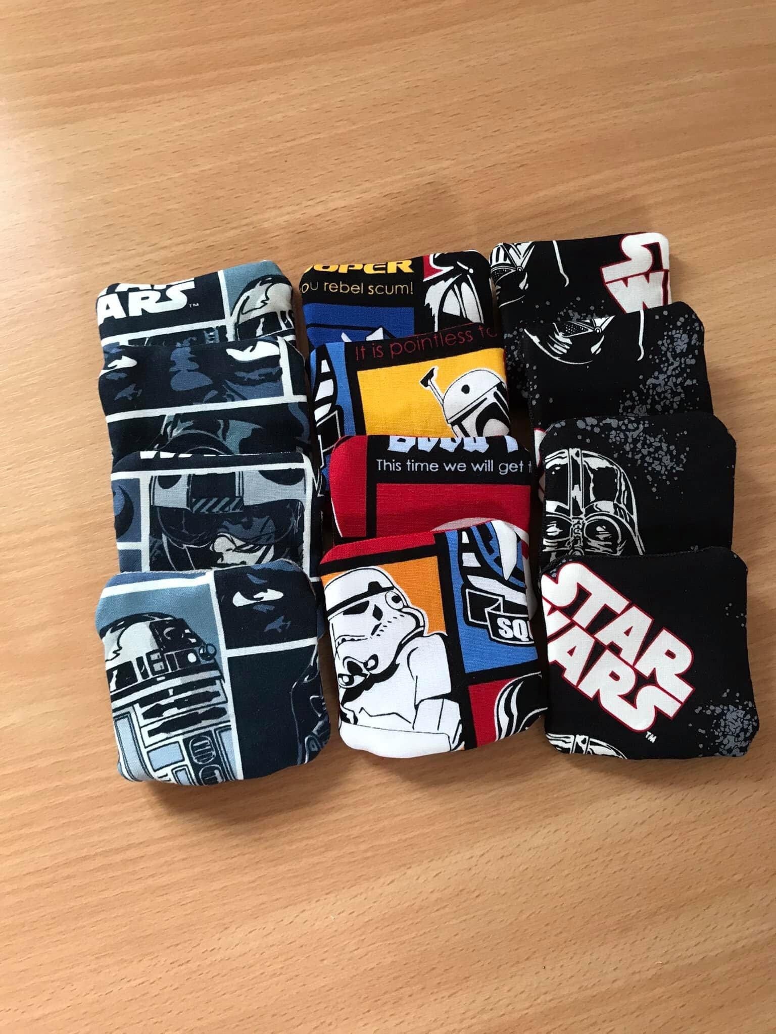 Star Wars Mini Cornhole Set: Handmade Bean Bag Toss Game