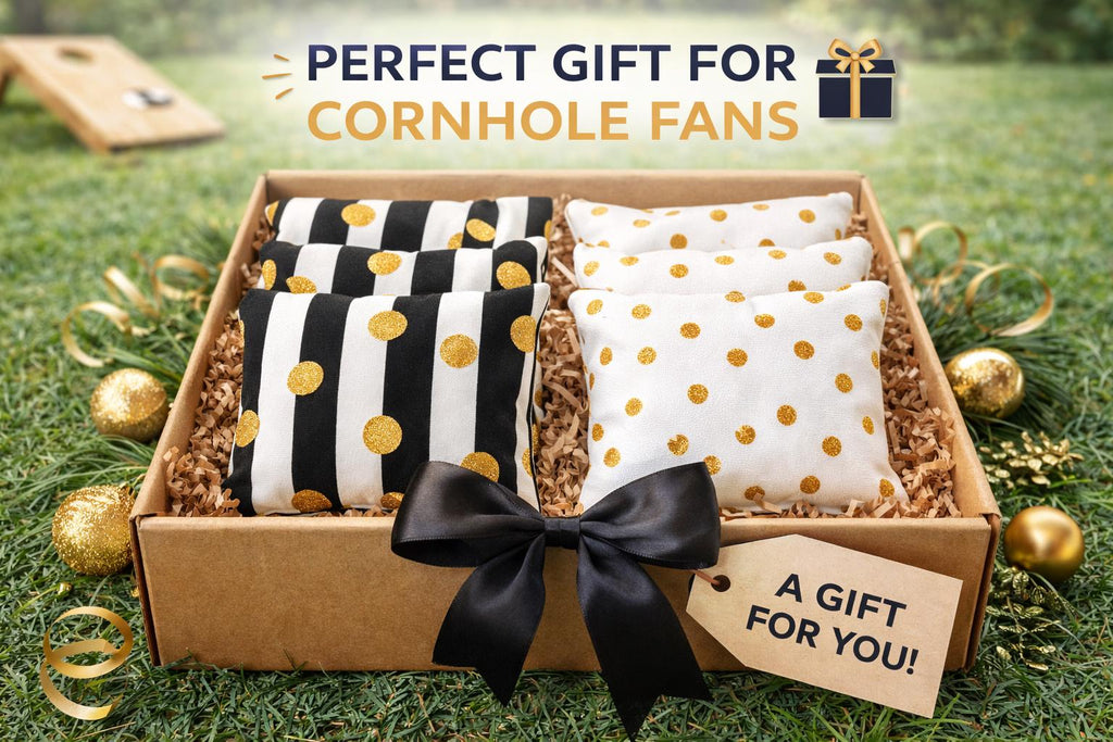 Regulation Cornhole Bags (Set of 4 or 8) | 6"x6" Tournament Bean Bags, 2 Styles