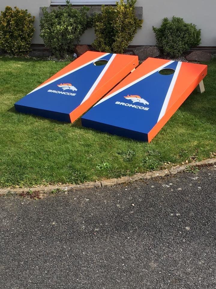 Cornhole Set NFL Sports Team Large