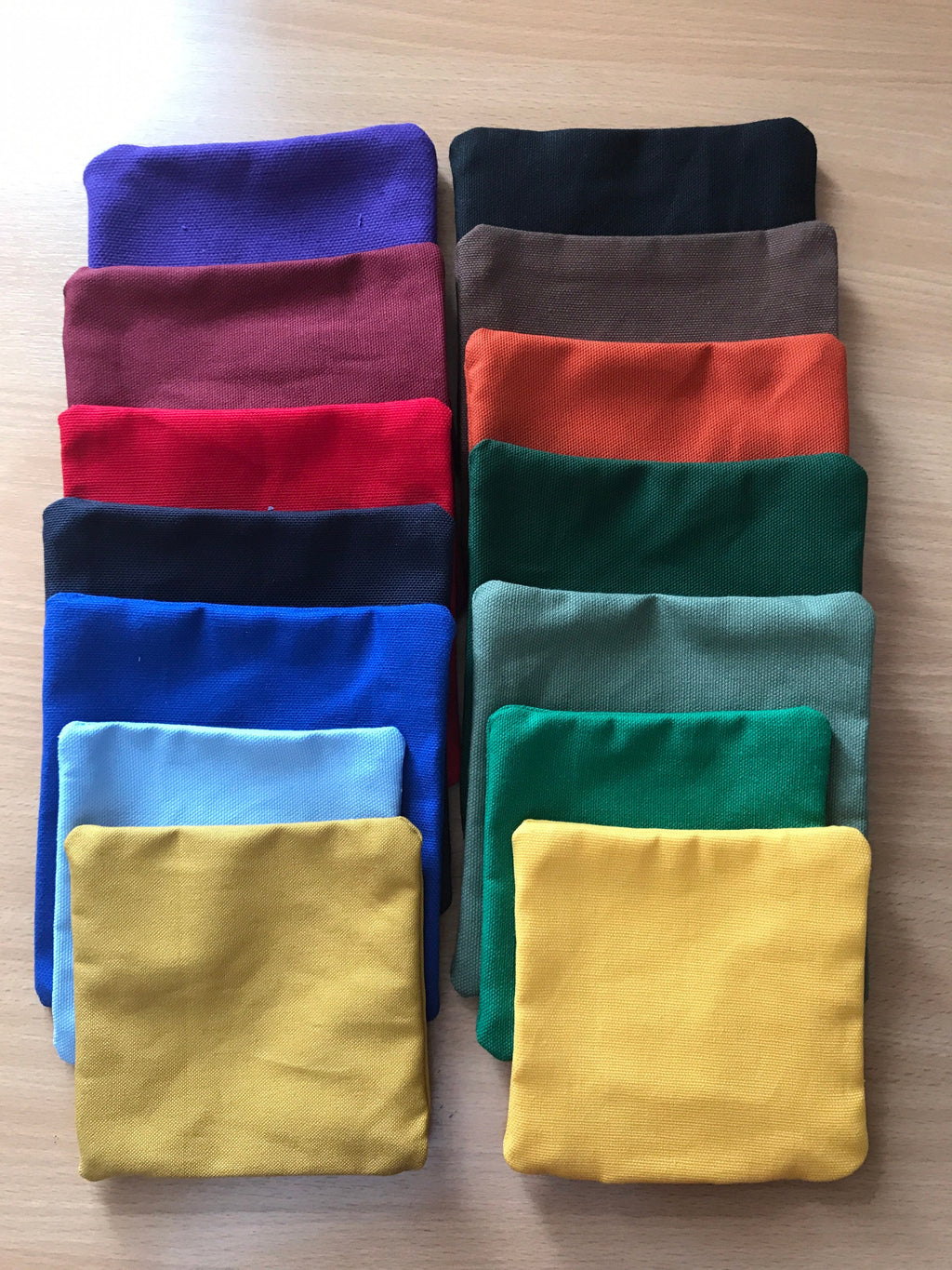 Regulation Cornhole Bags | Tournament Size, Various Colours (6" x 6")