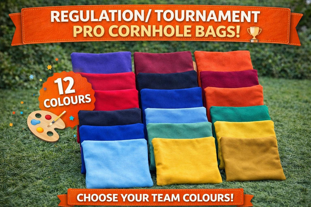 Regulation Cornhole Bags | Tournament Size, Various Colours (6" x 6")