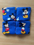 Mini Cornhole Bags 3" x 3" – Blue Mickey Mouse Design